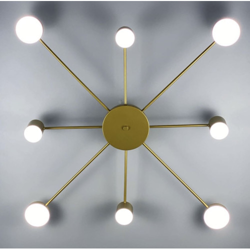 Потолочный LED светильник золотистого цвета | Line F | Арт. DE34/8 GD 