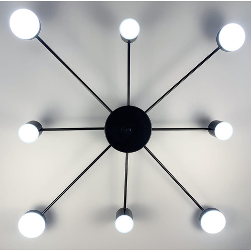 Потолочный LED светильник черного цвета | Line F | Арт. DE34/8 BK 