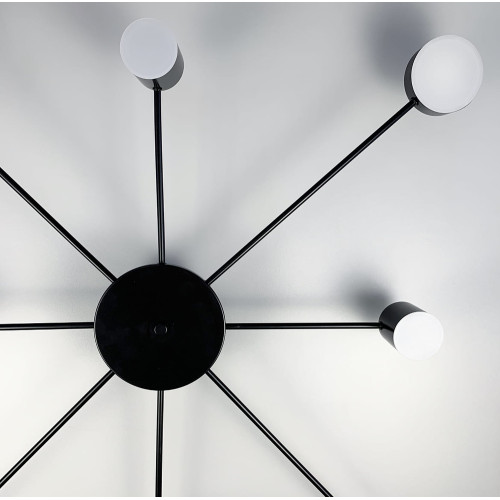 Потолочный LED светильник черного цвета | Line F | Арт. DE34/8 BK 