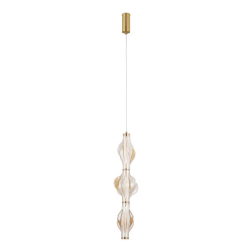 Подвесной светильник, люстра TK Lighting 18214 Elva LED 1x22W 3000K 2616Lm IP20 латунный