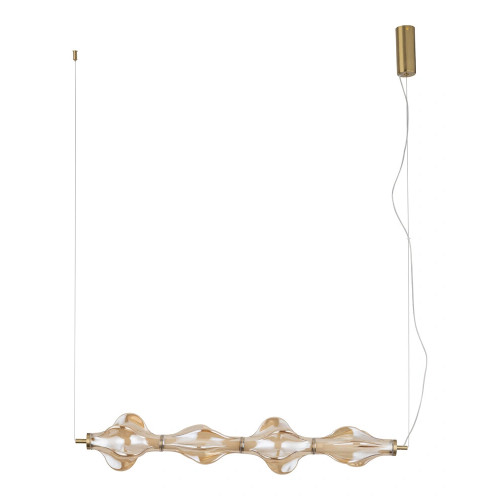 Подвесной светильник, люстра TK Lighting 18216 Elva LED 1x30W 3000K 3642Lm IP20 латунный