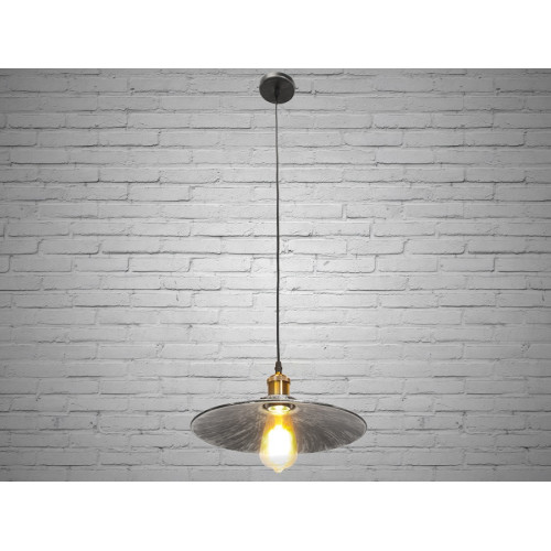 Люстра-подвес светильник в стиле Loft (арт. 6856-300-BK-SV)