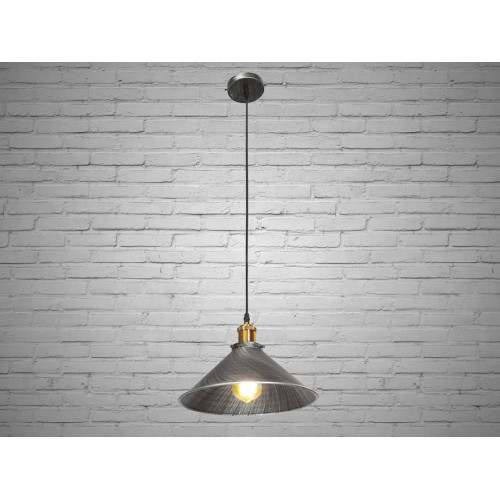 Люстра-подвес светильник в стиле Loft (арт. 6855-300-BK-SV)