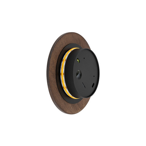 Бра, настенный светильник Nowodvorski 11288 Ring Timber S LED 1x7W 3000K 60Lm IP20 коричневый