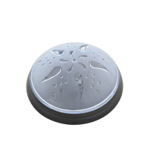 Cветильник пластиковый Уфо Роза Ветров дым