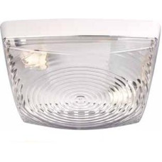 Cветильник пластиковый Класика 2x26W білий