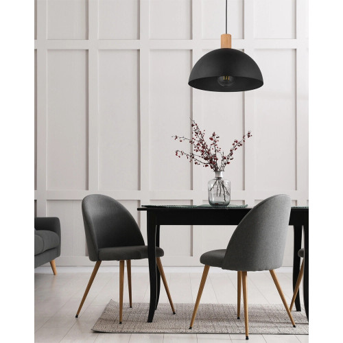 Подвесной светильник, люстра TK Lighting 4852 Oslo E27 1x15W IP20 черный