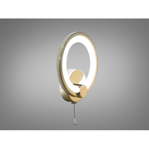Светодиодное бра, цвет чёрный хром, 17W (арт. 8022/1G)