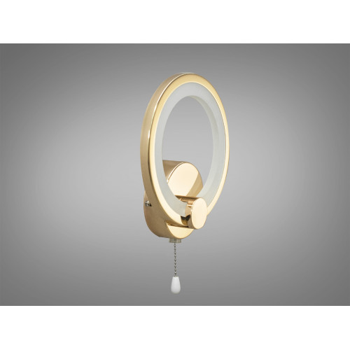 Светодиодное бра, цвет чёрный хром, 17W (арт. 8022/1G)