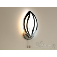 Інноваційне, шедевральне світлодіодне бра, колір хром, потужністю 17Вт, (арт. 8092/1HR)
