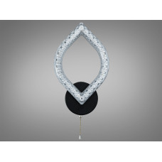 LED настенное бра черное 17 Вт CCT цепочка