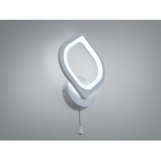 LED настінний приліжковий світильник потужністю 17 Вт, біле бра (арт. 8073/1WH)