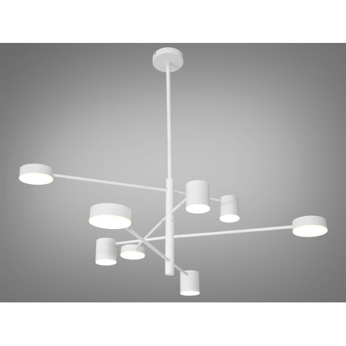 Современная светодиодная люстра, 40W (арт. D302-8WH)