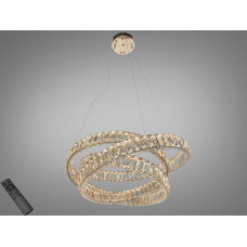 LED люстра підвіс золото 92 Вт з пультом