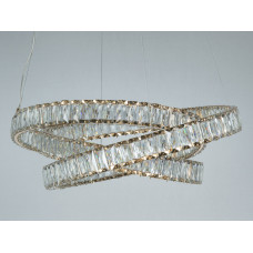 LED люстра підвіс золото 92 Вт з пультом