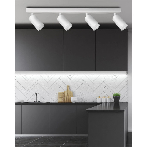 Світильник поворотний, спот Goldlux 327772 London GU10 4x10W IP20 Білий