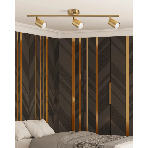 Светильник поворотный, спот Goldlux 327277 Goldi GU10 3x10W IP20 Золотой
