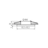 Точечный светильник Kanlux 39543 Talu GU10/GU5.3 1x10W IP44/20 черный