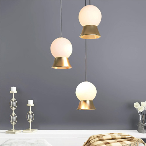 Підвісний світильник Fuji LED у золотому корпусі Line.F MJ 103/1 GD