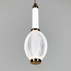 Золотий світлодіодний підвіс на 3 світлових режими 22х7 см | Line F | Арт. AA344/1 AB 