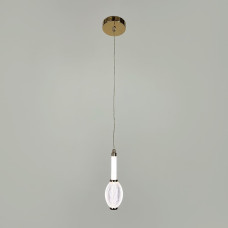 Золотий світлодіодний підвіс на 3 світлових режими 22х7 см | Line F | Арт. AA344/1 AB 