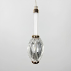 Золотий світлодіодний підвіс на 3 світлових режими 22х7 см | Line F | Арт. AA344/1 AB 