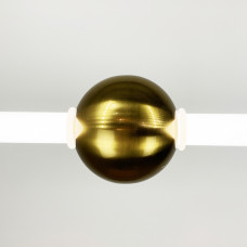 Led світильник Tube&Ball із латунною кулькою у двох формах Line.F  Сторона Вертикальна