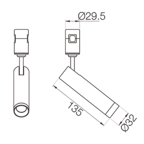 Світильники для модульної системи 8878 Module F5 Brass 4000K