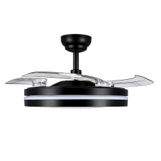 LED Світильник з вентилятором VIDEX CLF06 60W 3000K-4200K-6000K Black