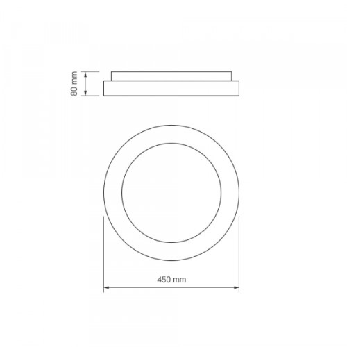 LED світильник VIDEX EDGE-RC-72W-WHITE (VLE-ERC-72W)