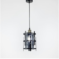 Винтажный подвесной светильник в черном каркасе | Line F | Арт. 12025/1 