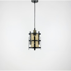 Винтажный подвесной светильник в черном каркасе | Line F | Арт. 12025/1 