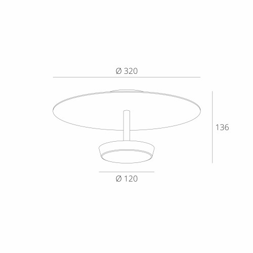 Стельовий світильник Skarlat RXD4003 12W BK+WH 3000K