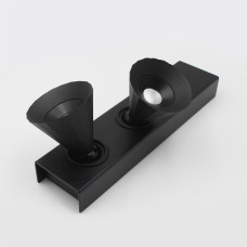 Накладний світильник Skarlat RSLC74131-2 2×7W BK 4000K