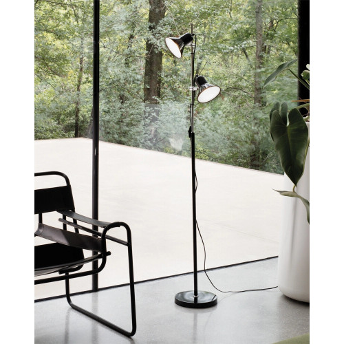 Торшер Ideal Lux Polly 61139 E27 2x60W IP20 черный