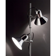 Торшер Ideal Lux Polly 61139 E27 2x60W IP20 черный