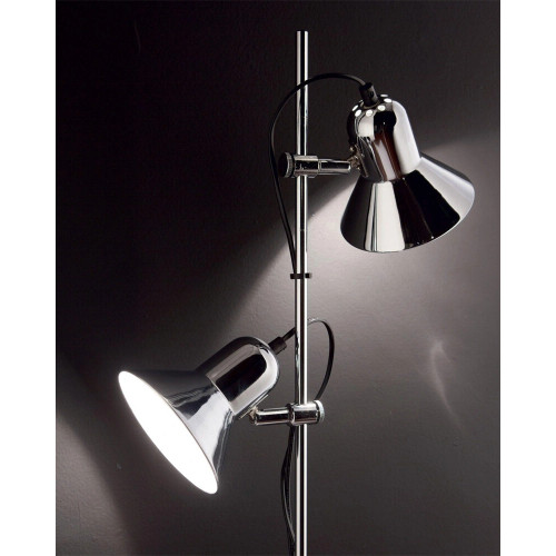 Торшер Ideal Lux Polly 61139 E27 2x60W IP20 черный