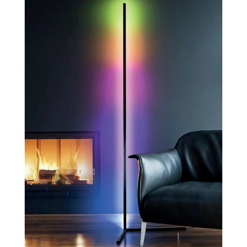 Торшер Azzardo AZ4754 Johnny LED 1x20W RGB 1600Lm IP20 черный