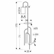 Торшер Candellux 51-00064 RAVELLO