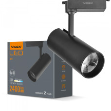 LED світильник трековий VIDEX 30W 4100K чорний