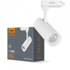LED світильник трековий VIDEX 10W 4100K білий