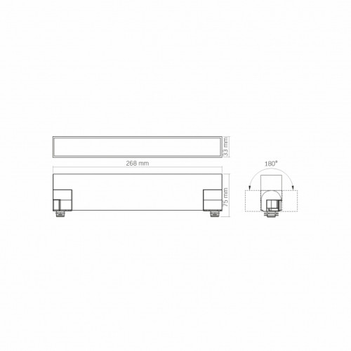 LED світильник трековий VIDEX TR05 15W 4100K 220V чорний