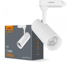 LED світильник трековий VIDEX 20W 4100K білий