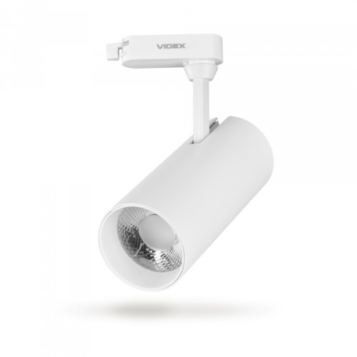 LED світильник трековий VIDEX 20W 4100K білий