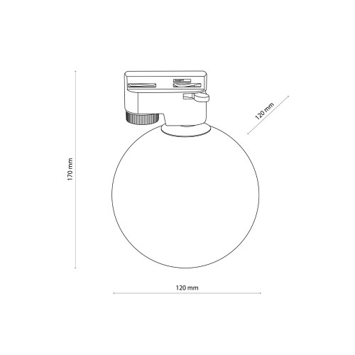 Трековий світильник TK Lighting 4923 Tracer G9 1x8W IP20 чорний