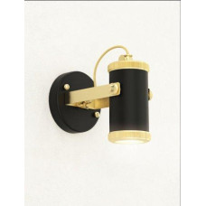 Настінне бра - спот Tube, PikArt арт. 2060 Золотий/чорний