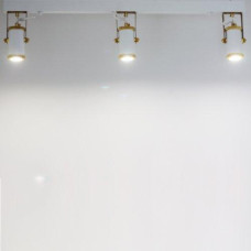 Люстра стельова 3Spots, PikArt арт. 3255 Золотий/білий