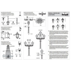 Вуличний світильник Ideal Lux ANNA AP1 SMALL NERO (101552)