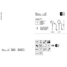 Спот Ideal Lux INSIDE PT1 ANTRACITE (115412)
