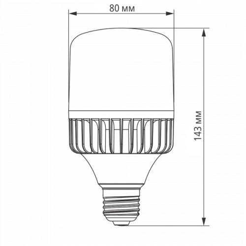 LED лампа VIDEX A80 30W E27 5000K